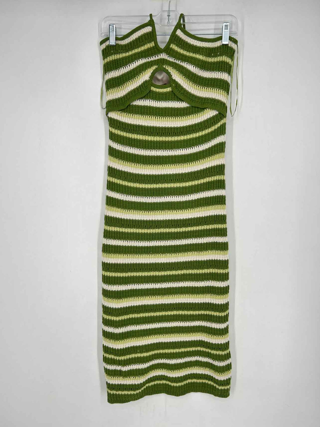 Sincerely Jules Size M Green Stripe Dress