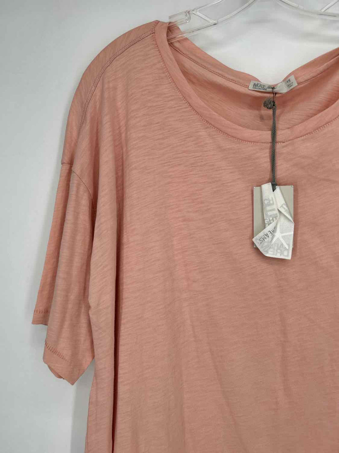 Barefoot Dreams Size 1X Light Pink Short Sleeve Top/Blouse