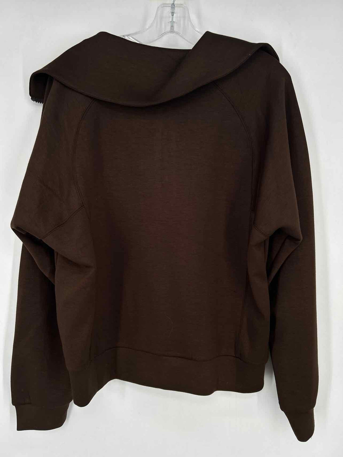 Anrabess Size M Dark Brown Sweatshirt