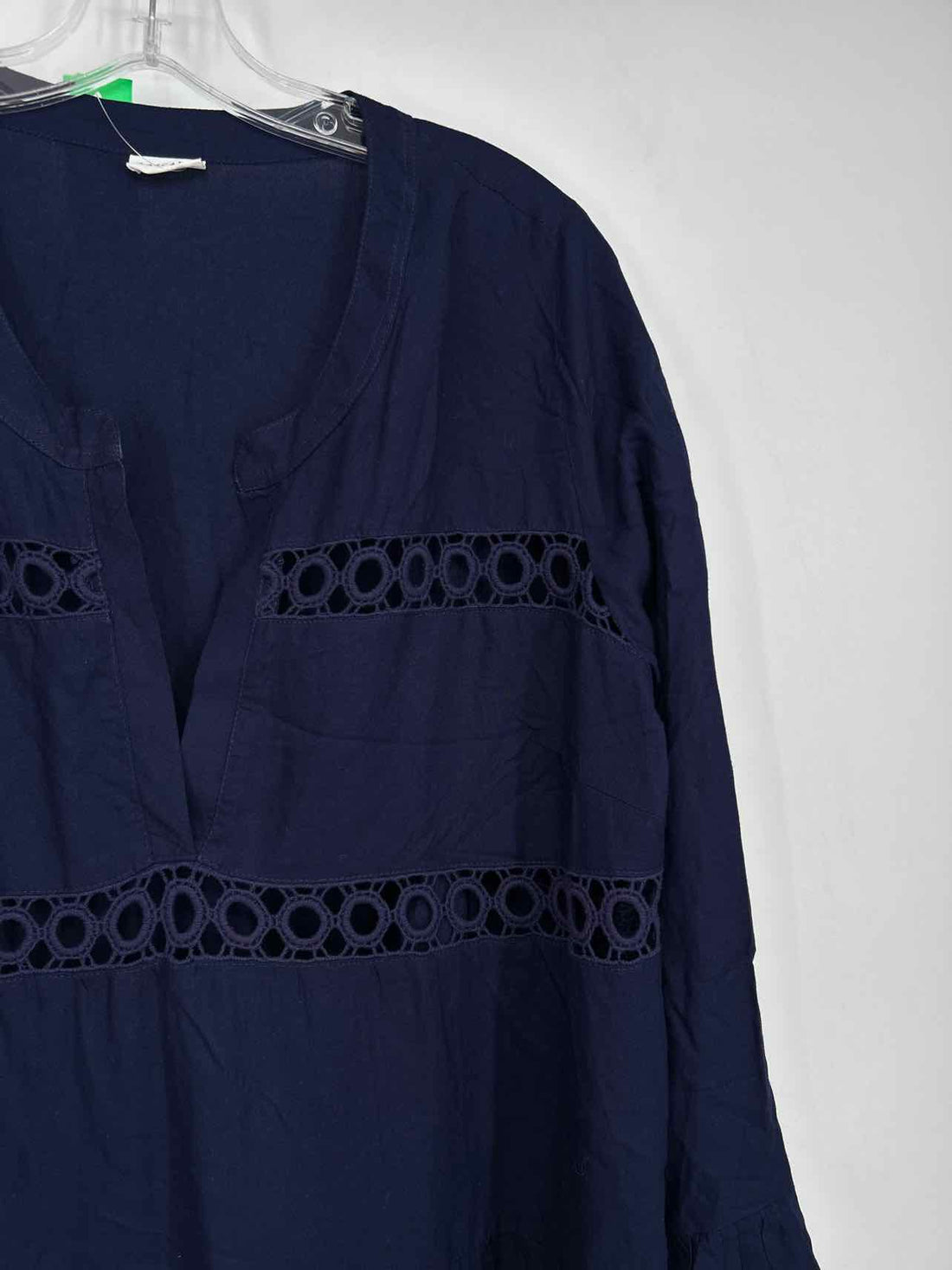 Lascana Size 8/10 Navy Long Sleeve Coverup
