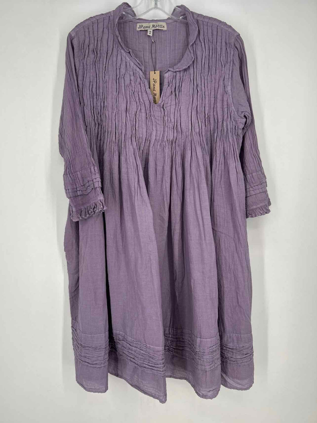 JP and Mattie Size S Purple Gauze NWT Dress