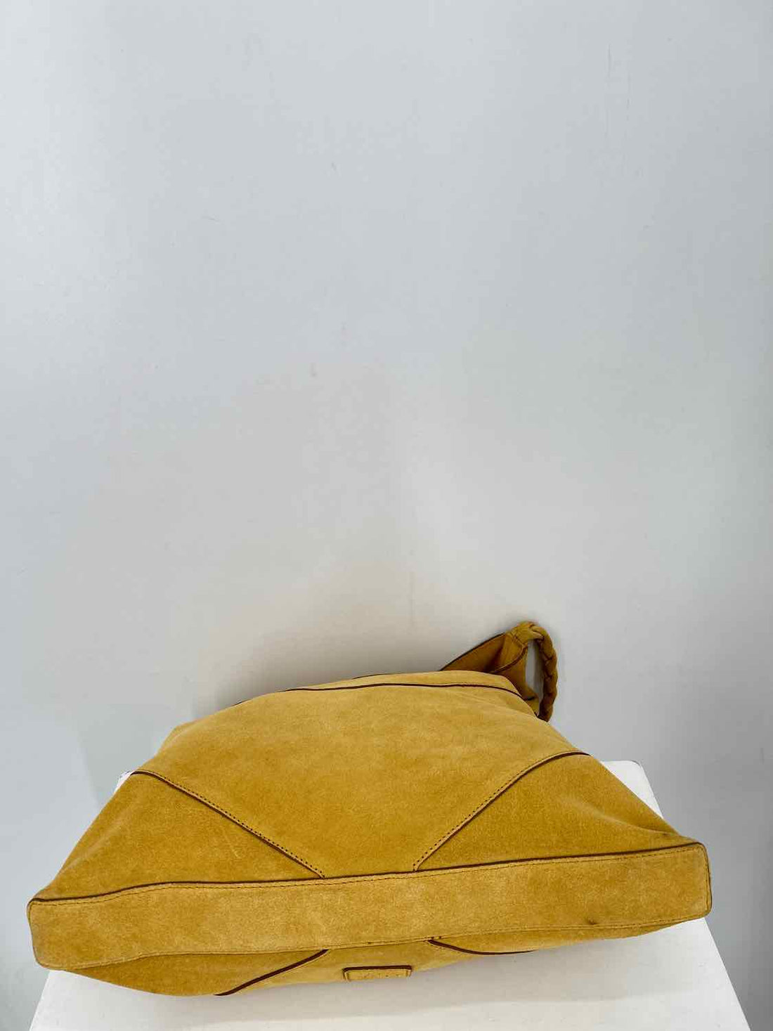 Frye & Co Mustard Suede Pre Owned Hobo