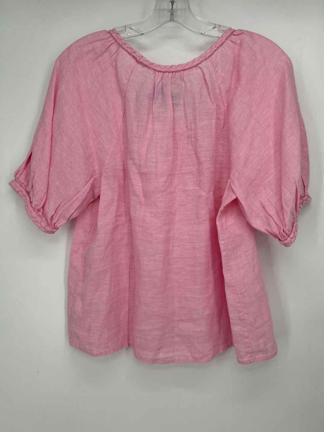 Lilly Pulitzer S Light Pink Linen Short Sleeve Lilly Pulitzer Top