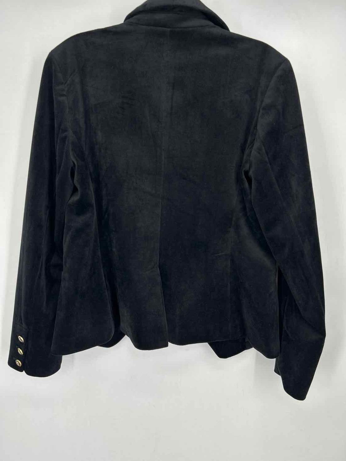 Cupcakes And Cashmere Size 2 Black Velvet Blazer