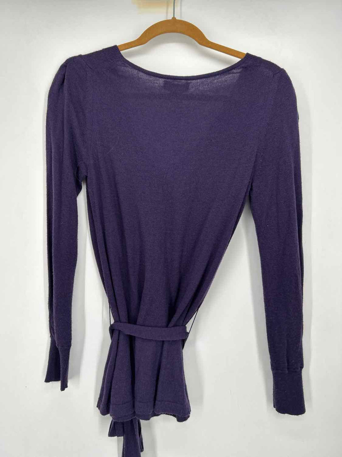 Banana Republic Size M Dark Purple Wool Blend Sweater