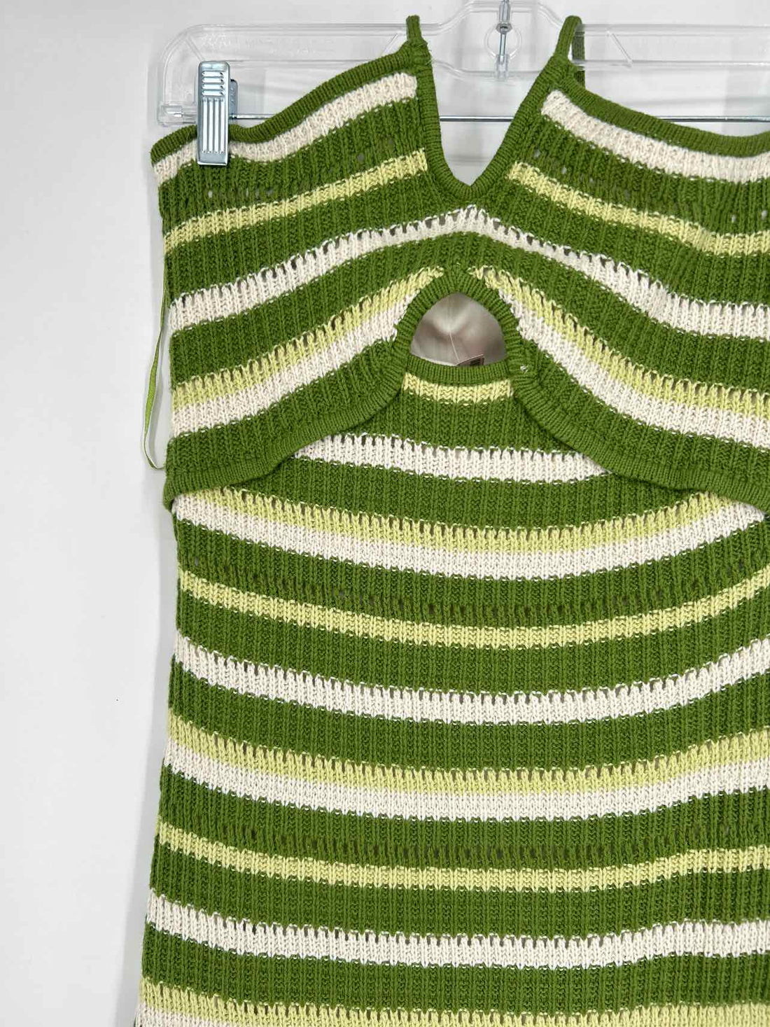 Sincerely Jules Size M Green Stripe Dress
