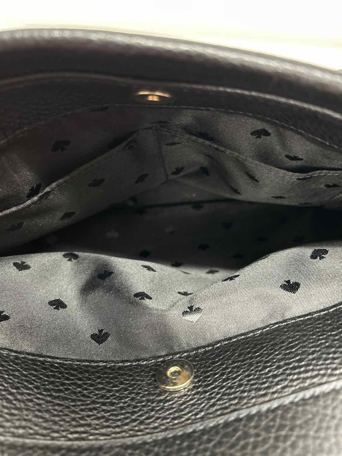 Kate Spade Black Pebbled Leather Pre Owned Satchel
