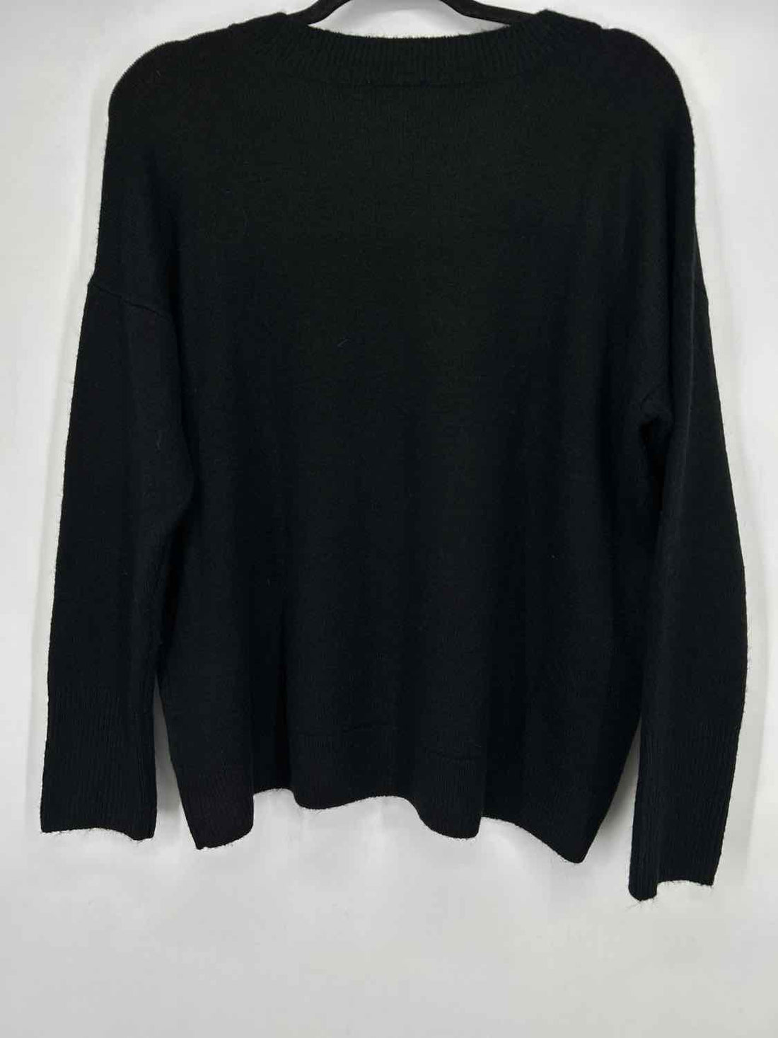 CeCe S Black Sequin Sweater Holiday