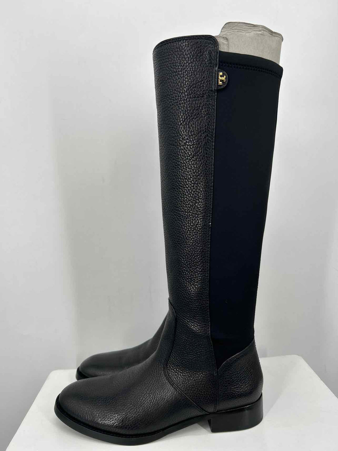 Tory Burch Women Size 8.5 Black Riding Boot