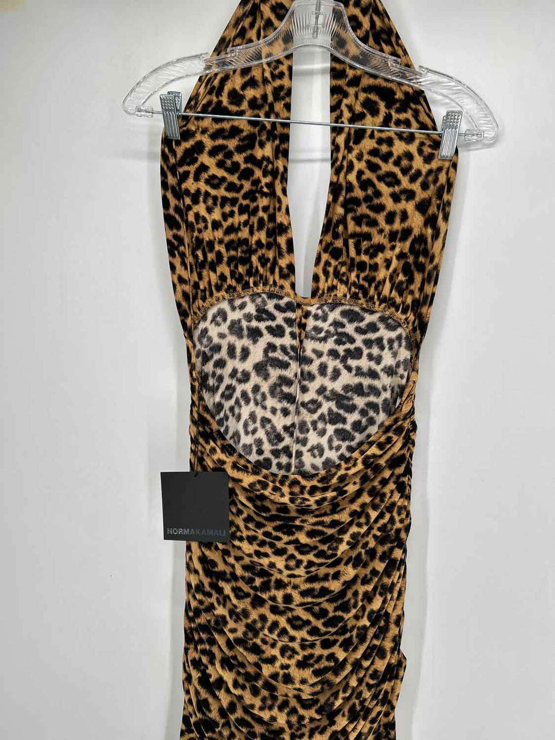 Norma Kamali Size L Leopard NWT Jumpsuit