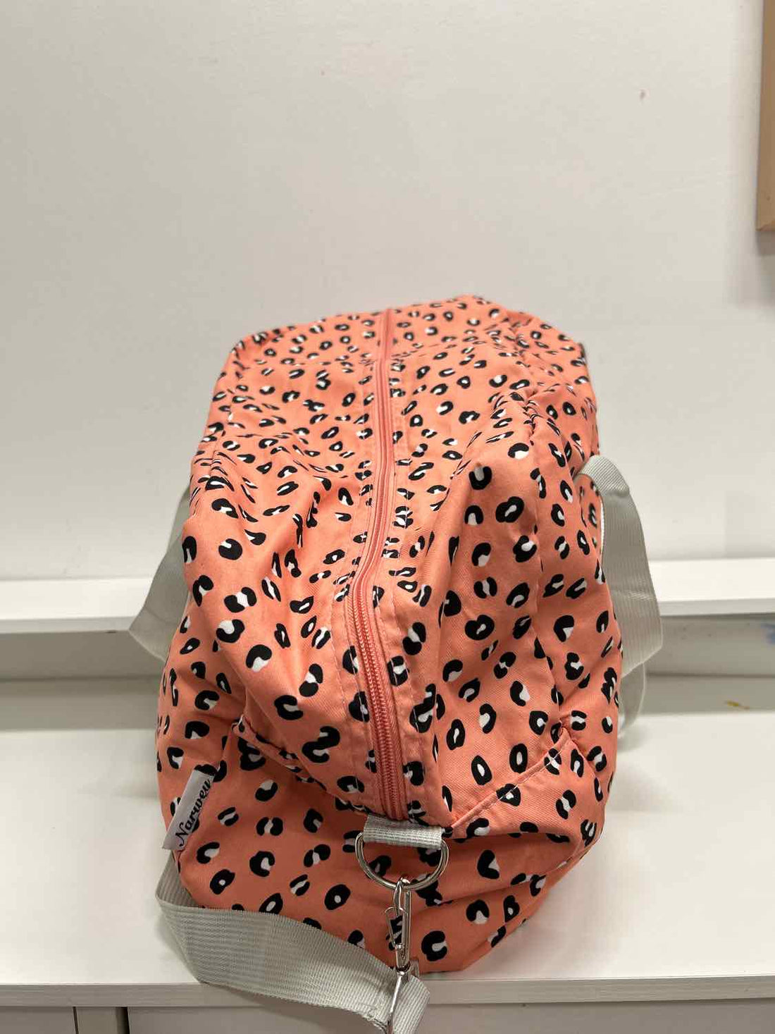 Narwey Blush Leopard Canvas Pre Owned Duffel