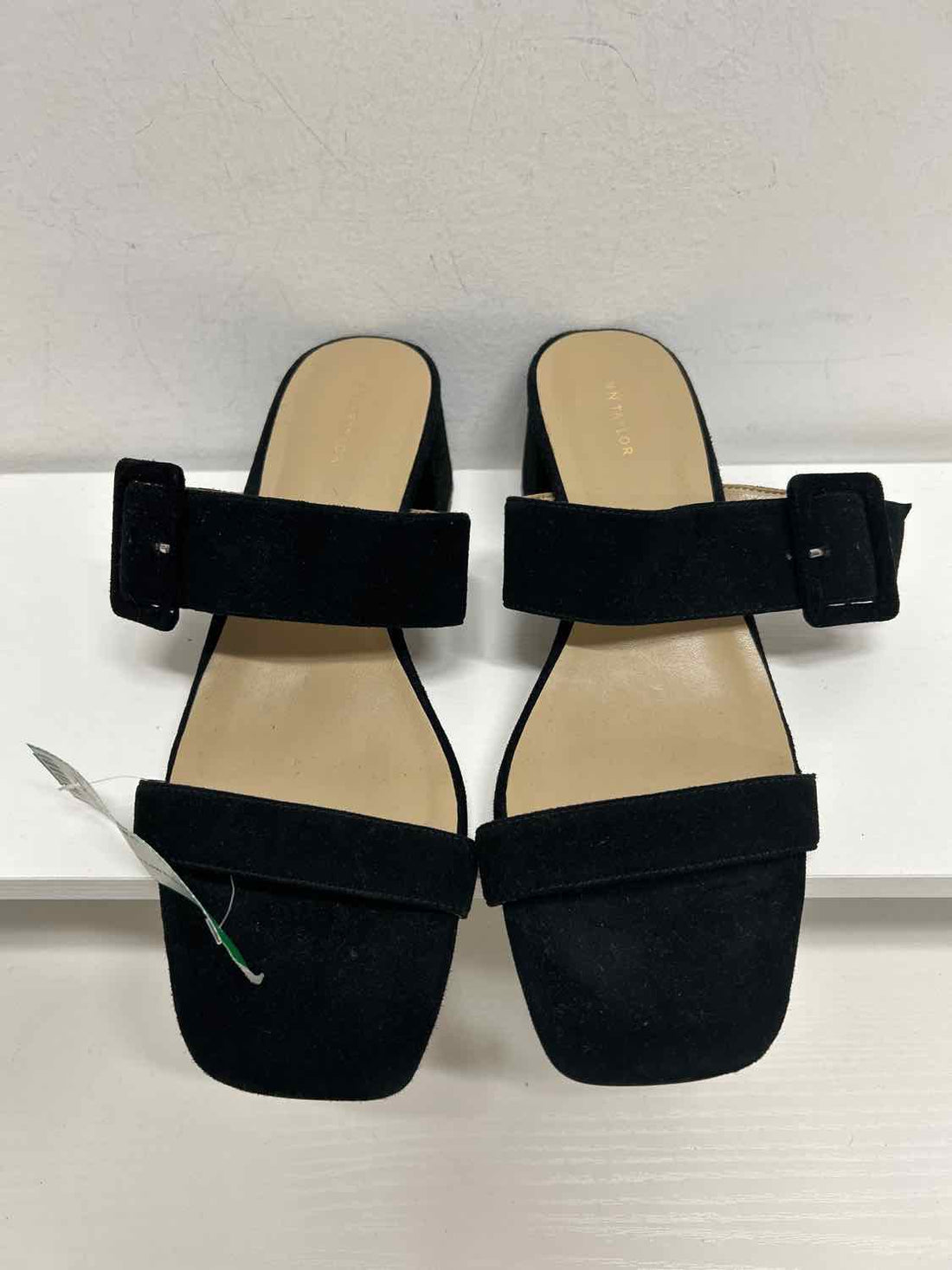 Ann Taylor Women Size 8 Black Suede Sandals