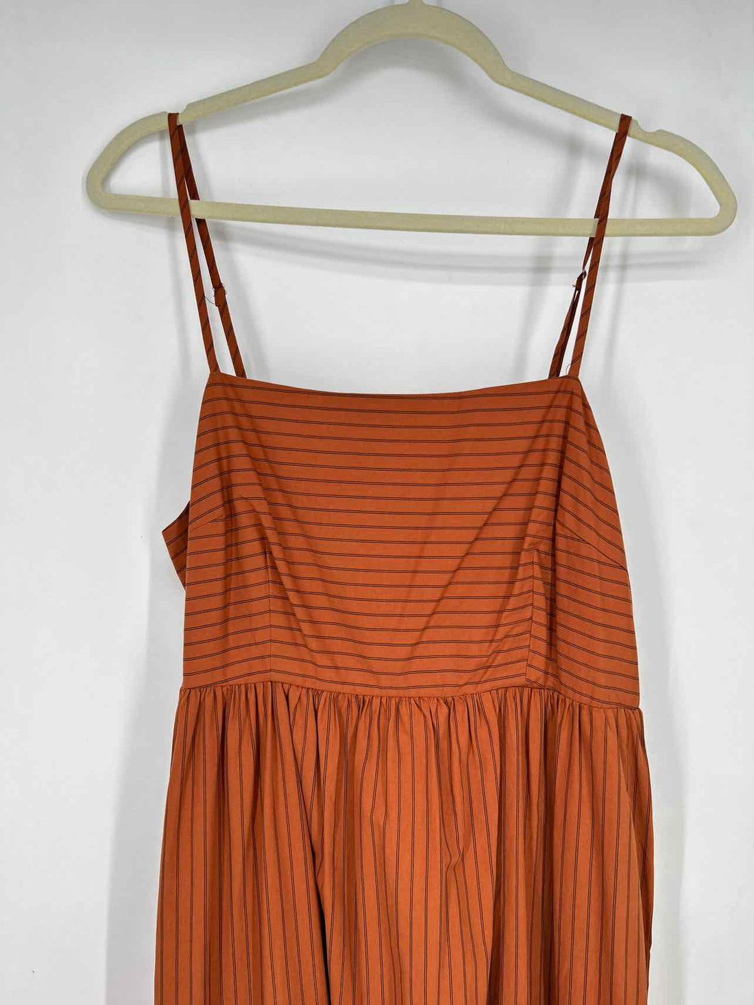 Meet Me In Santorini L Brown & Black Striped New Boutique Dress