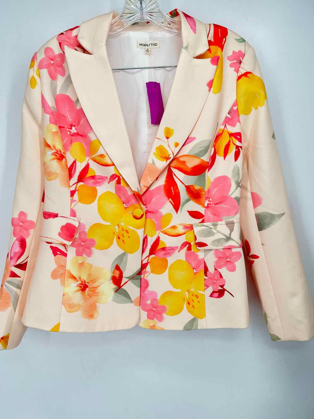 Main Strip Size S Cream Floral Multi-Piece Set