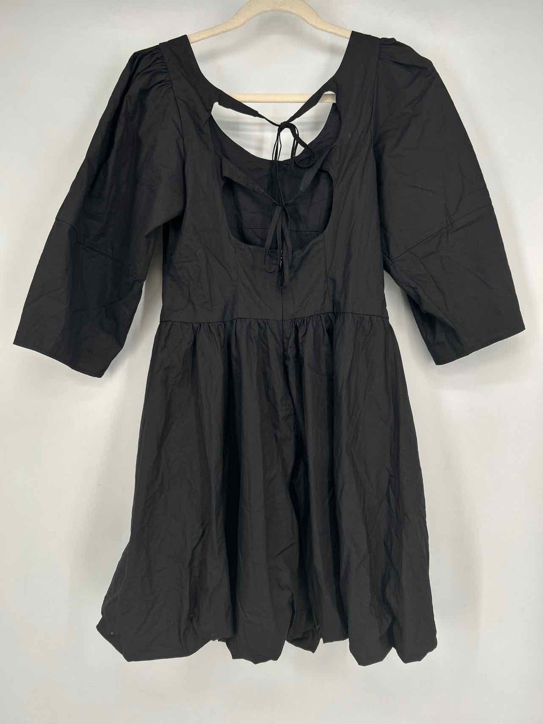 Miele Size S Black Cotton Long Sleeve Dress
