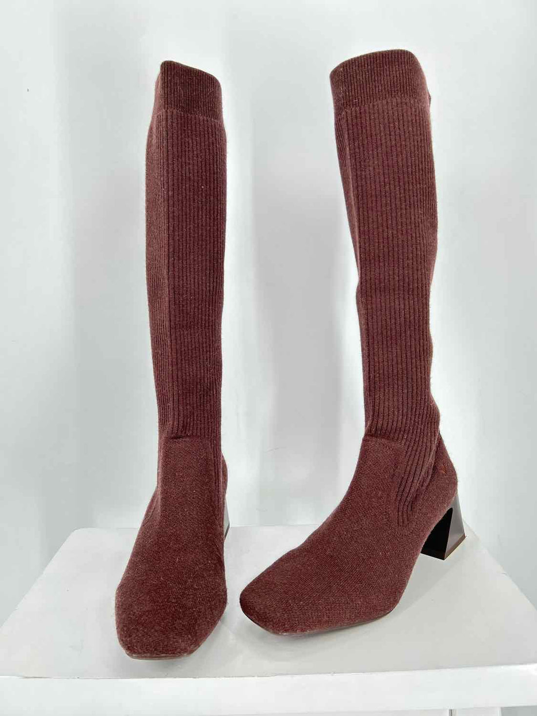 Vivaia Women Size 38.5 Brown Knee-High Boot