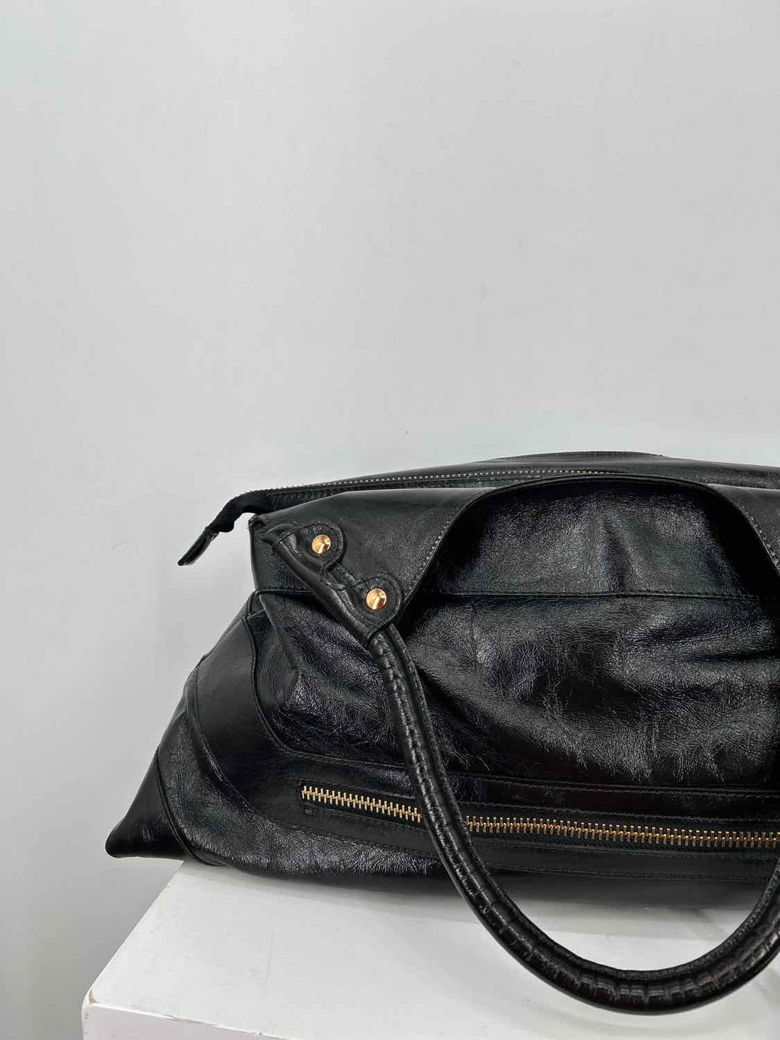 Gianni Chiarini Black Genuine Leather Shoulder