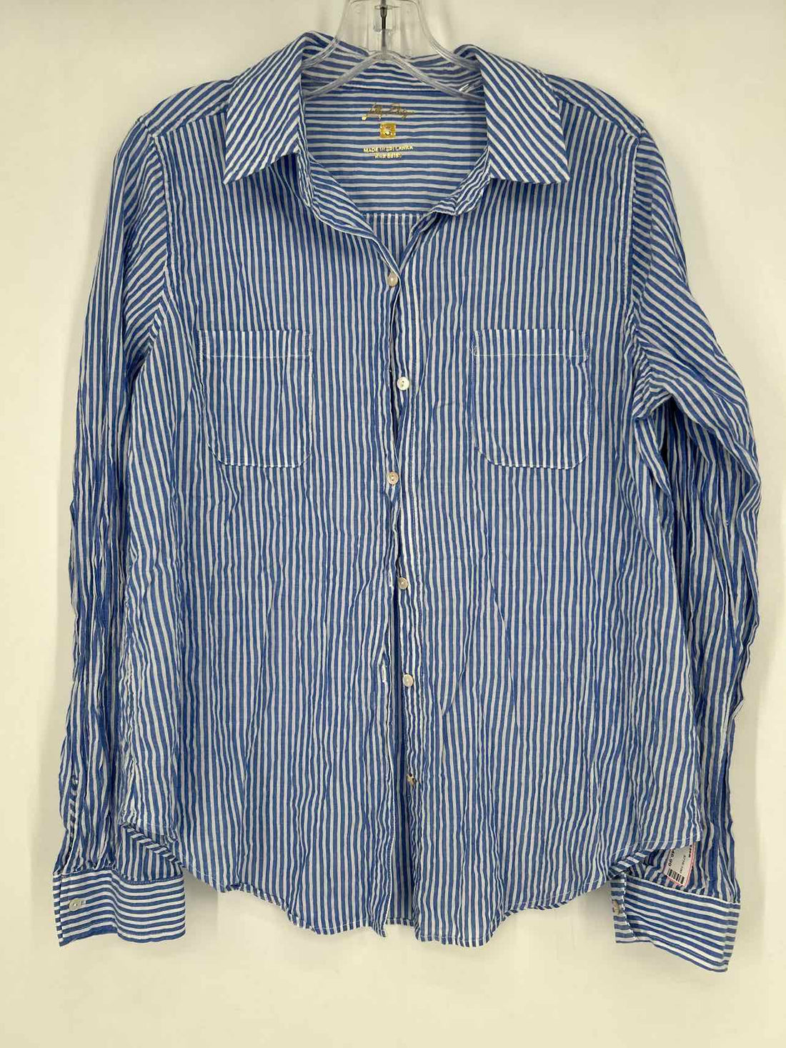 Lilly Pulitzer S Blue & White Striped Lilly Pulitzer Top