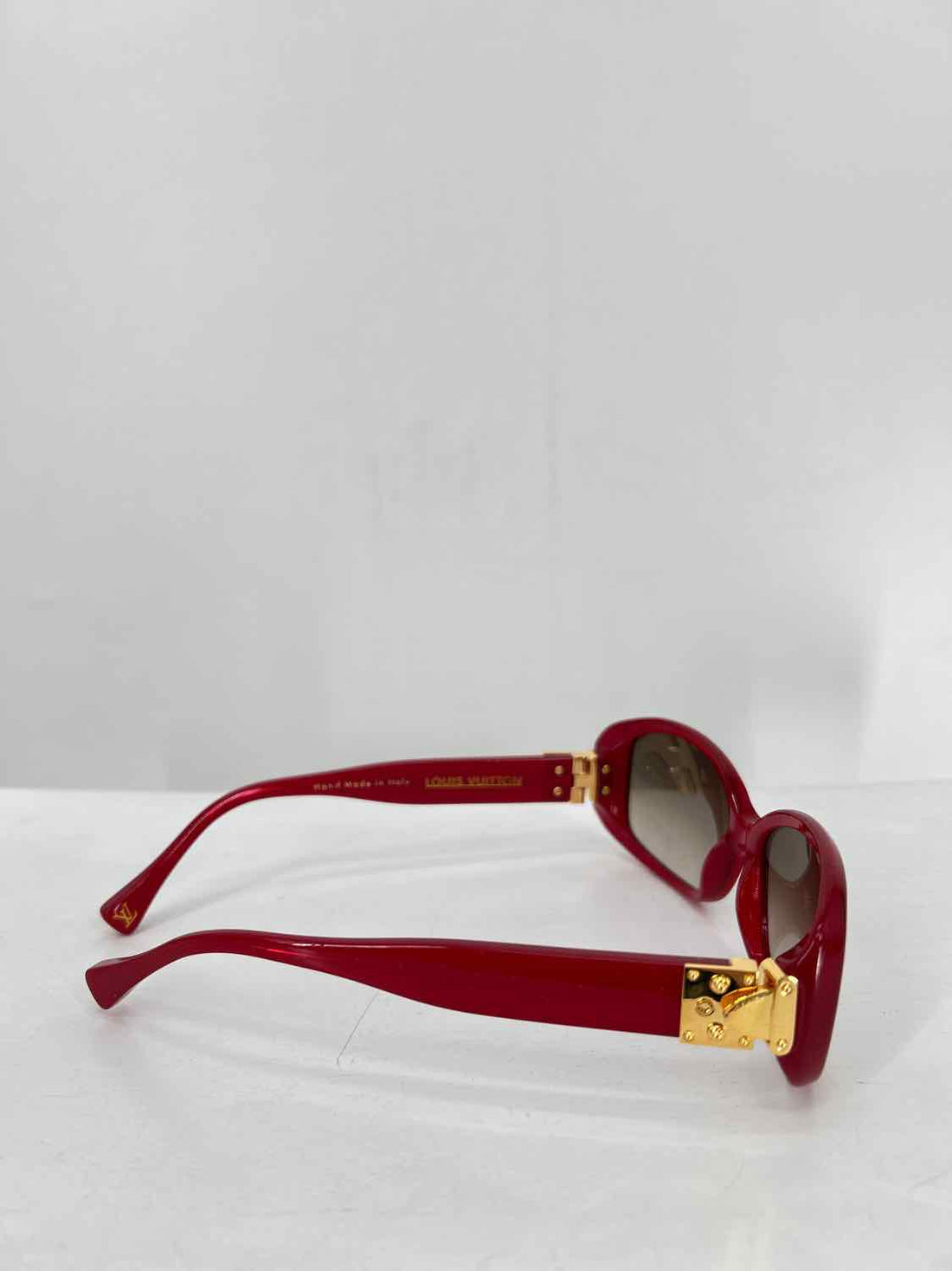 Louis Vuitton Acetate Red Solid Good LUXURY