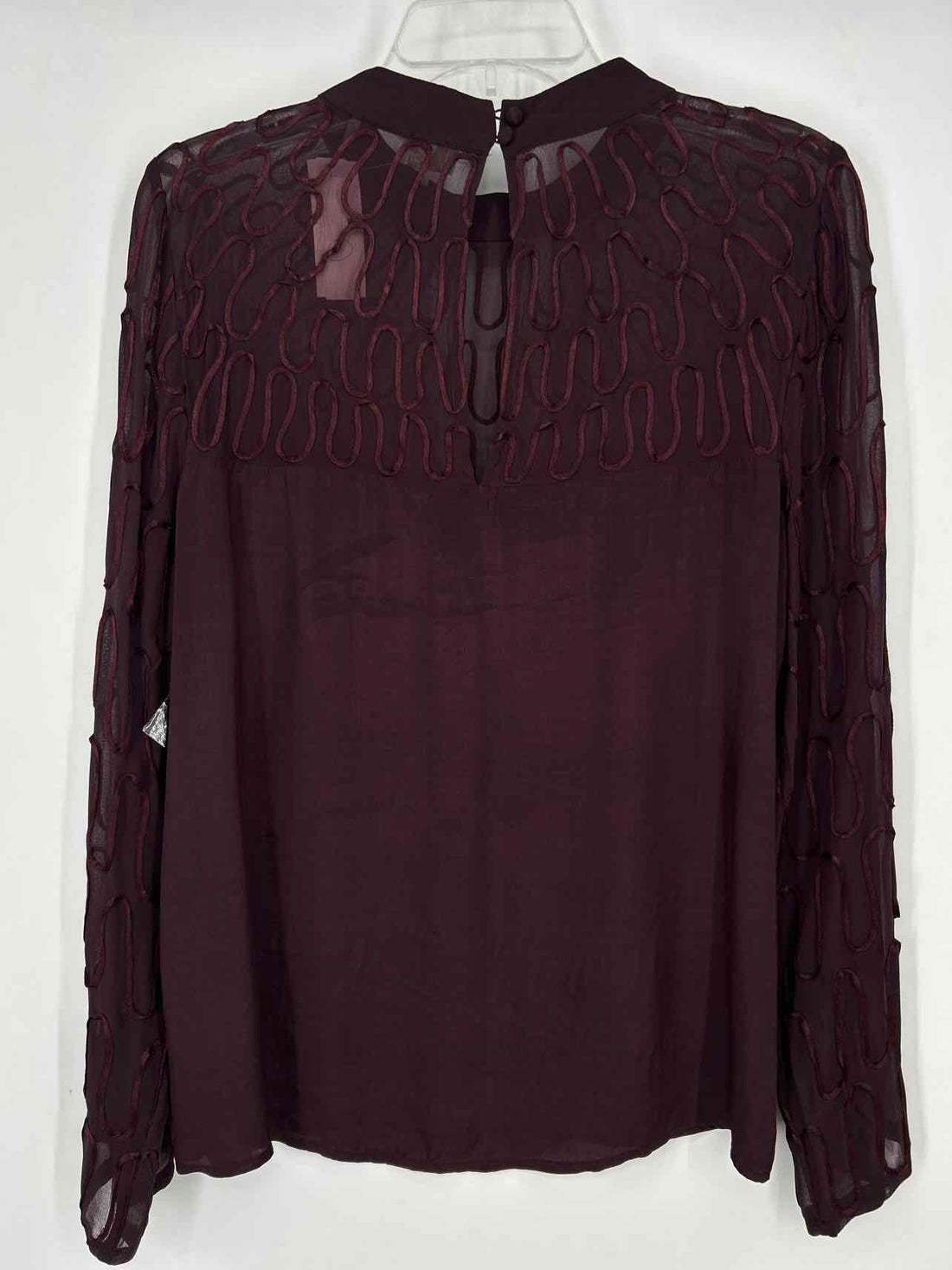 Ecru Size L Dark Burgundy NWT Long Sleeve
