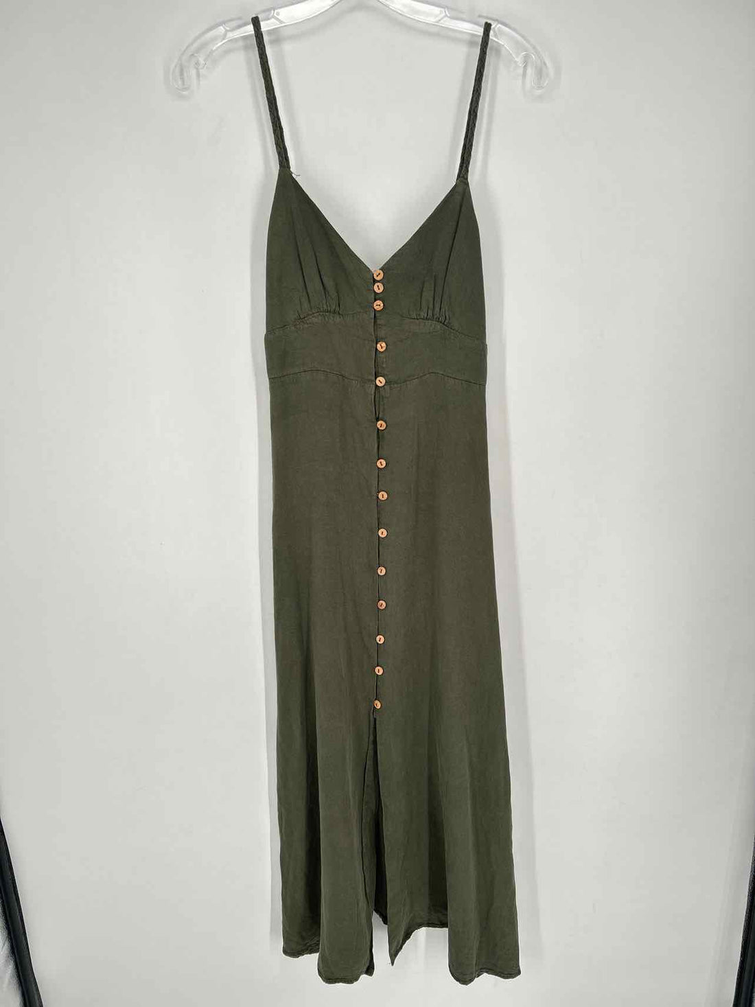 Zara Size S Dark Olive Dress