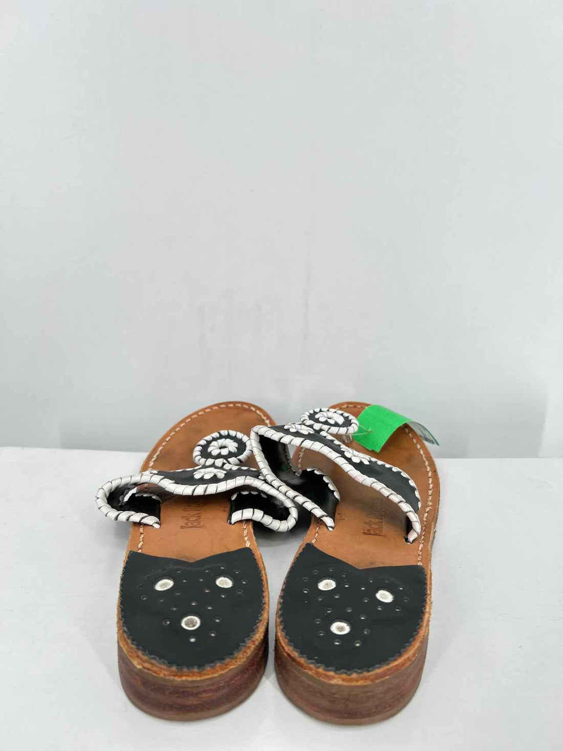 Jack Rogers Women Size 8 Black & White Sandals
