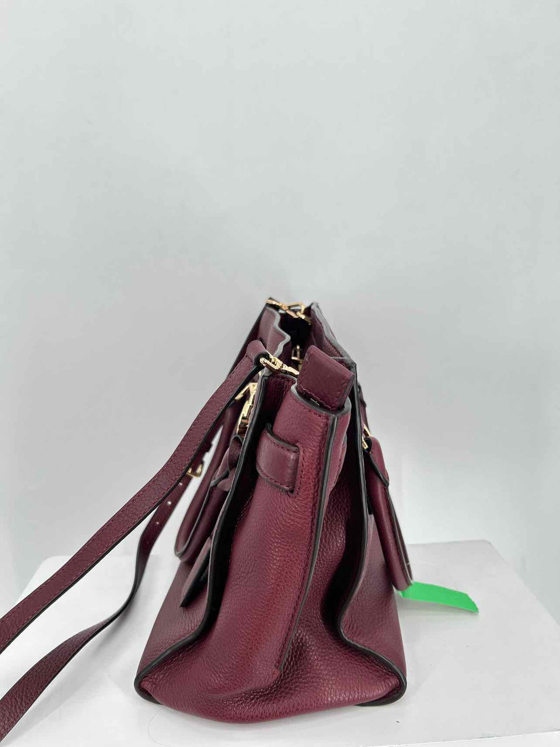 Michael Kors Merlot Pebbled Leather NWT Satchel