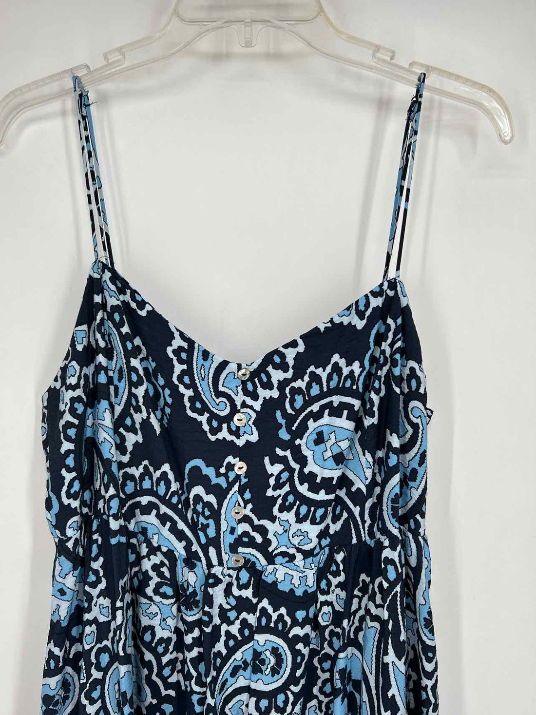 H&M Size L Navy Paisley NWT Dress