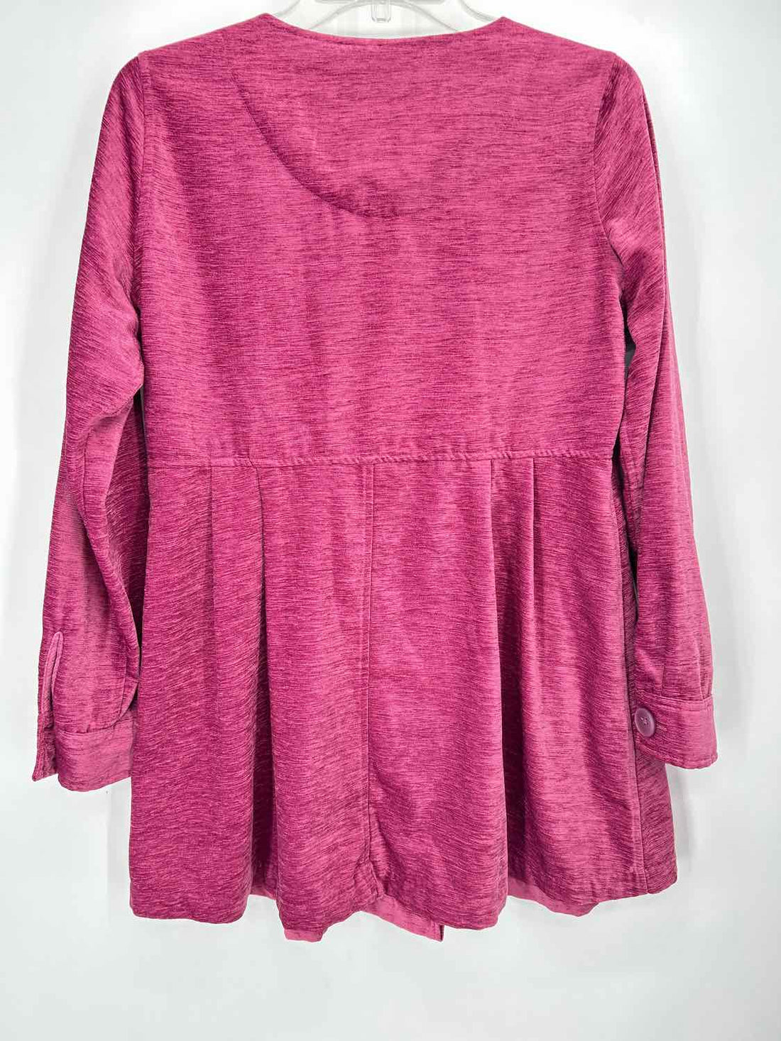 Soft Surroundings Size S Purple Velvet Long Sleeve Dress