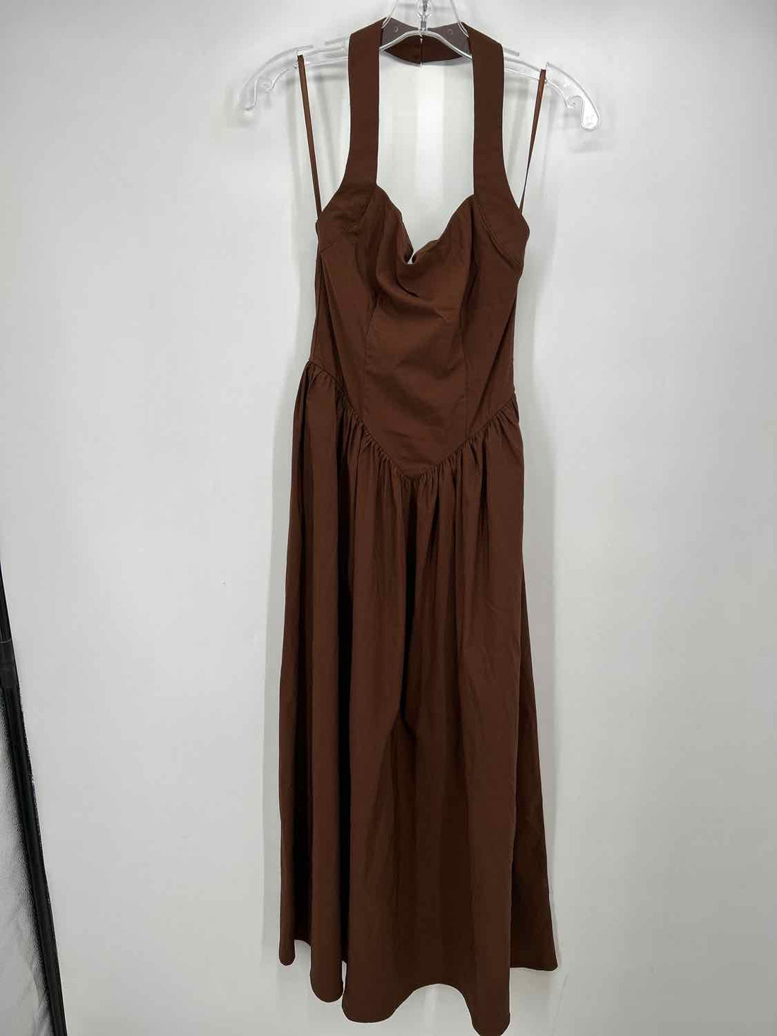 Crystal Sky Size S Brown Sleeveless Dress