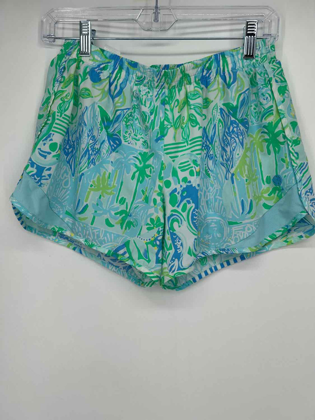 Lilly Pulitzer Size S White Blue & Green Lilly Pulitzer Luxletic Shorts