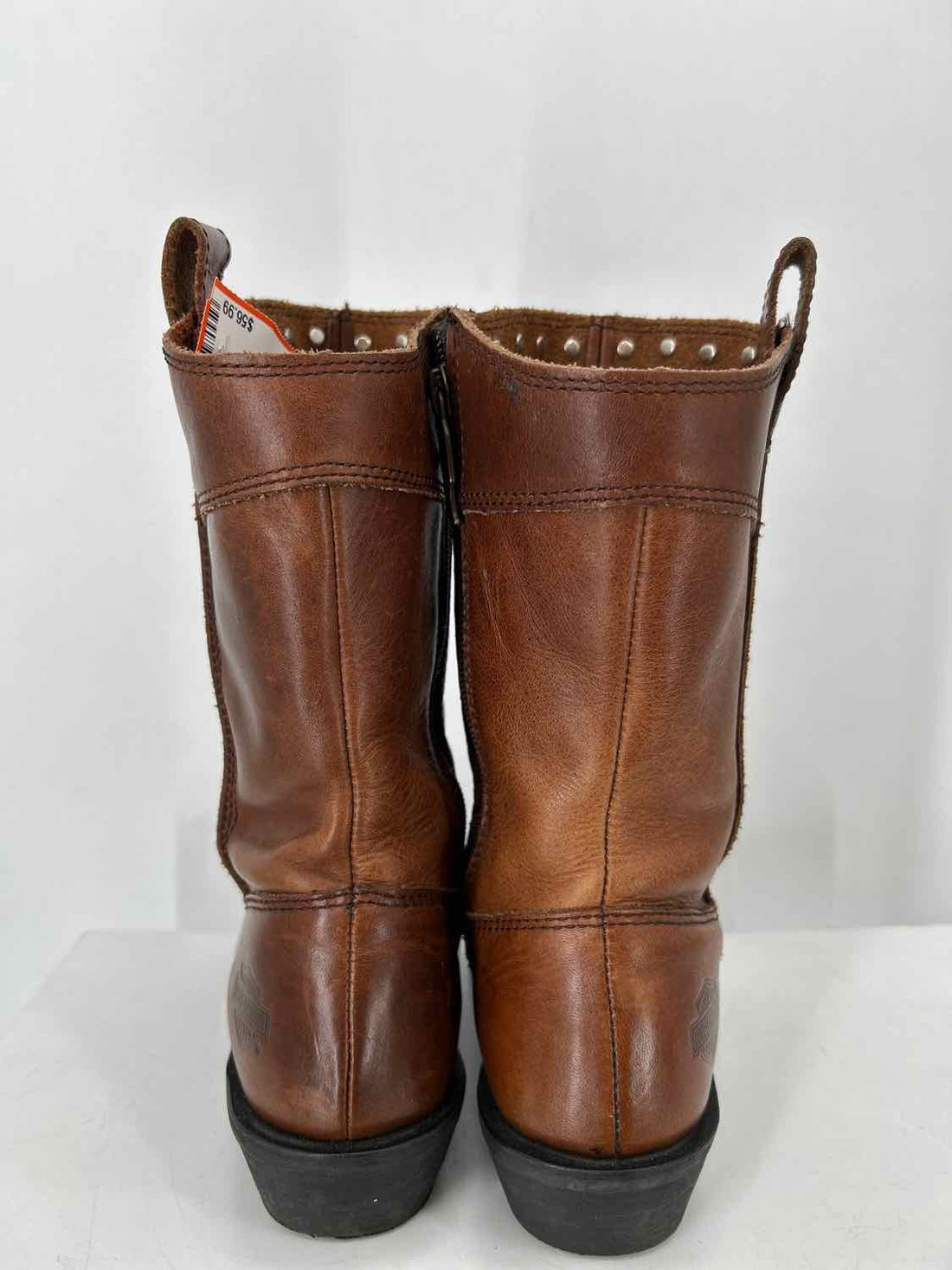 Harley Davidson Women Size 7 Brown Leather Ankle Boot