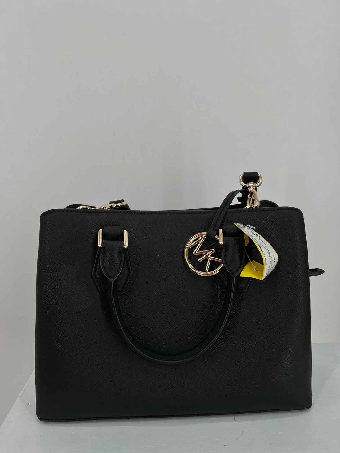 Michael Kors Black Saffiano Leather Good Satchel