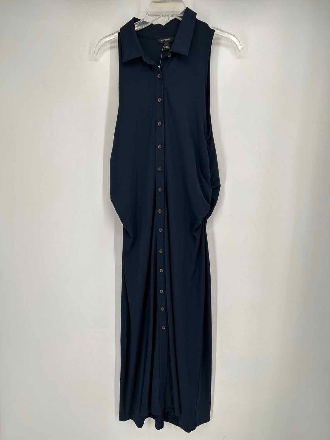 Banana Republic Size L Navy Sleeveless Dress