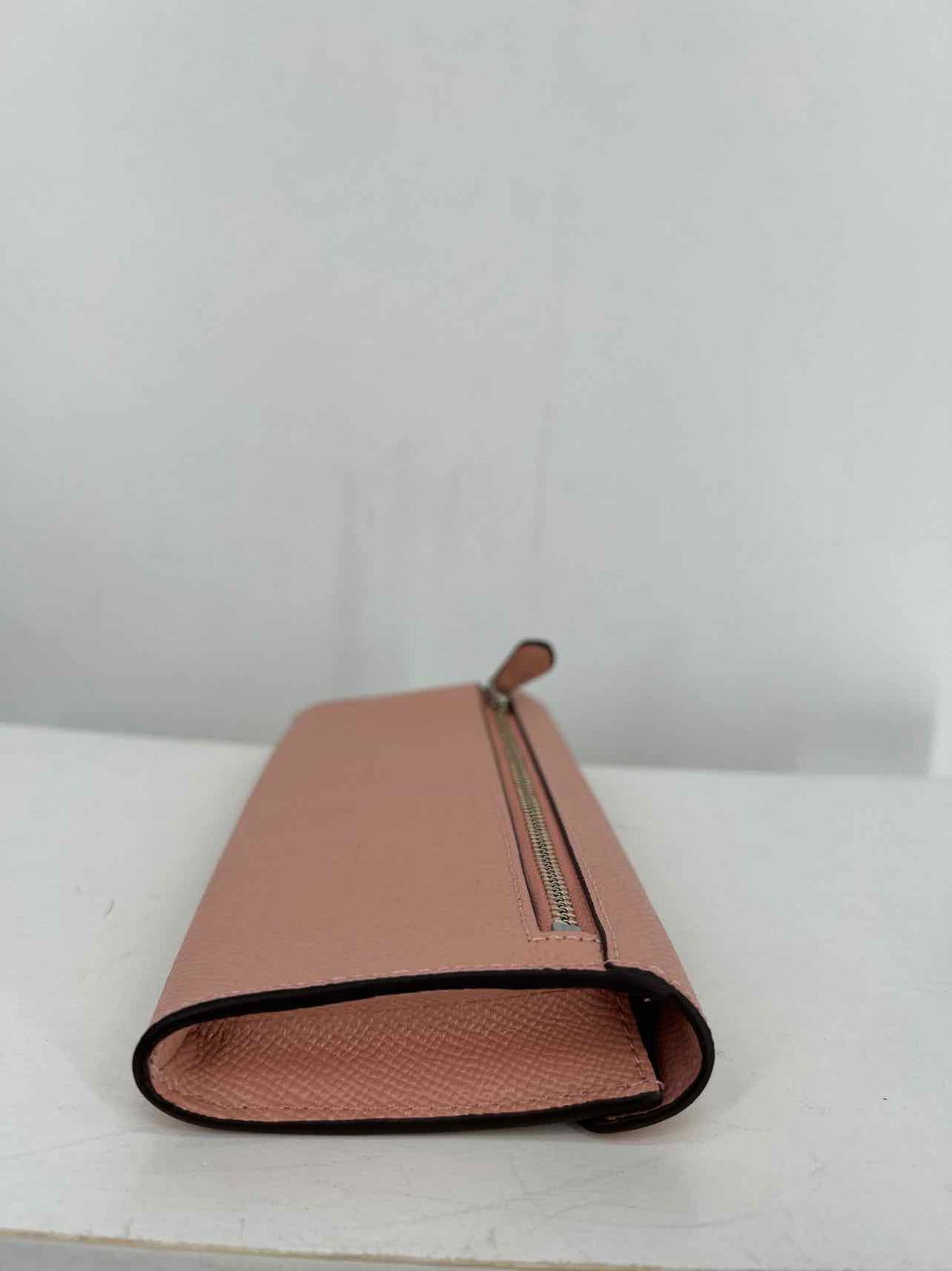 Coach Pink Pebbled Leather Wallet