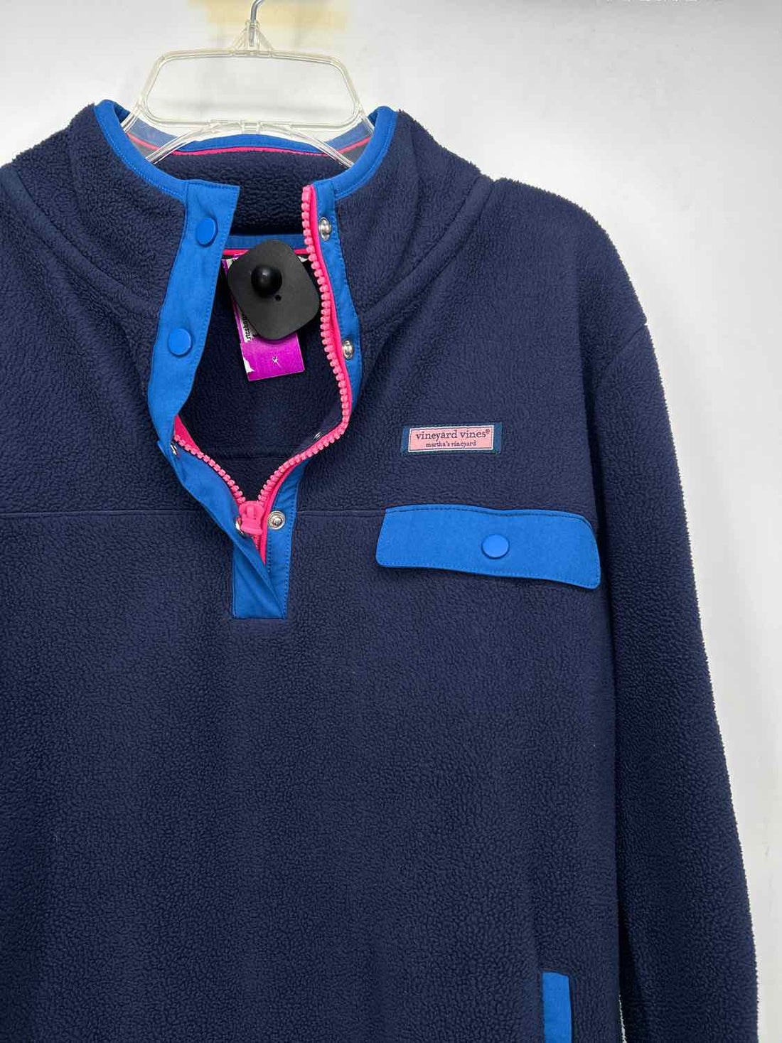 Vineyard Vines Size XS Navy Fleece Sweatshirt