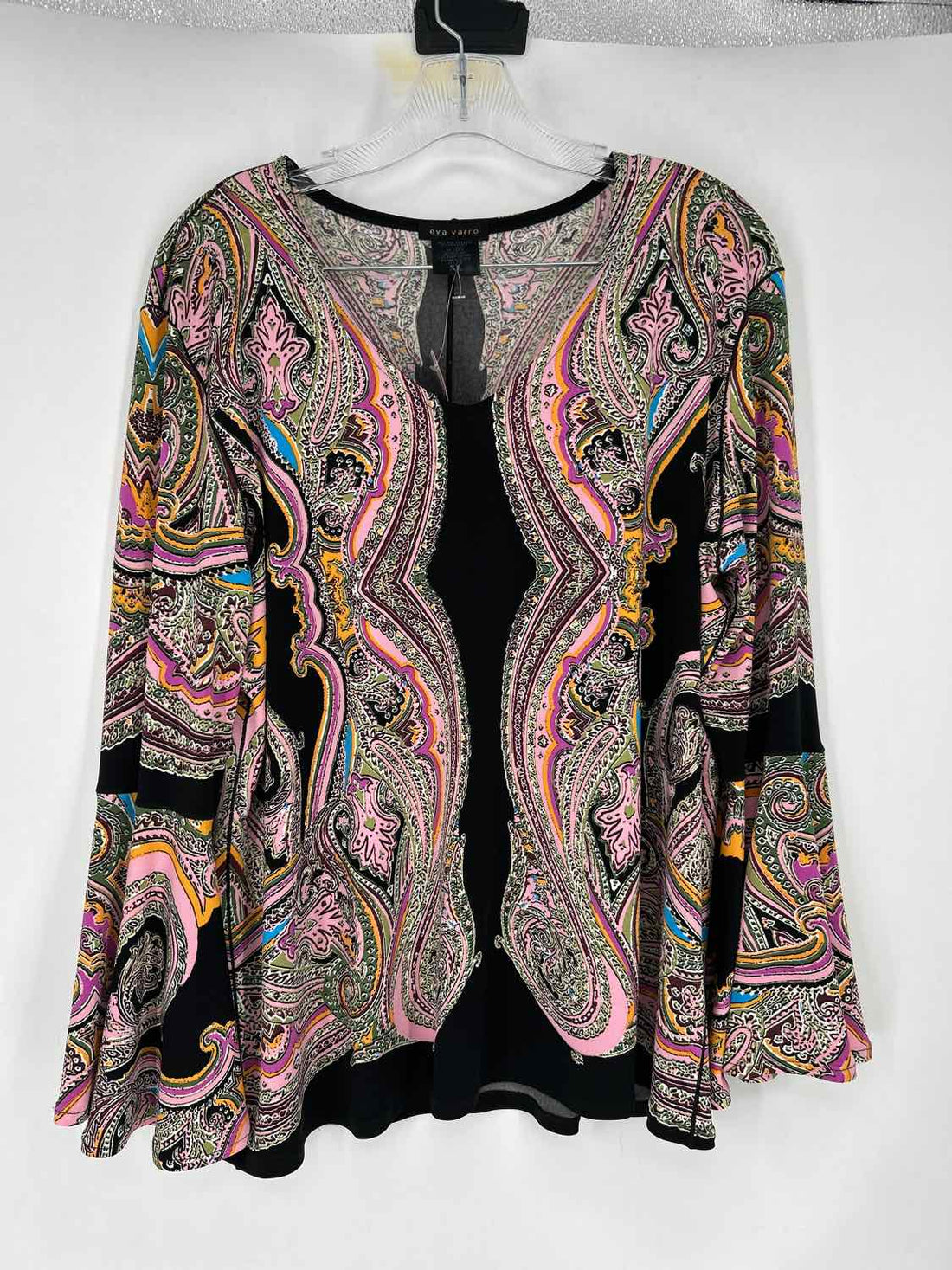 Eva Varro Size L/XL Black & Pink Print Multi-Piece Set