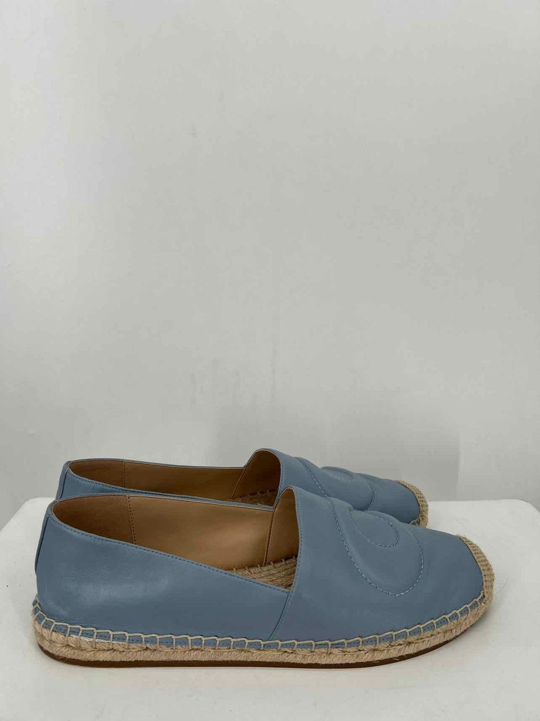 Coach Women Size 9 Light Blue Leather Loafers