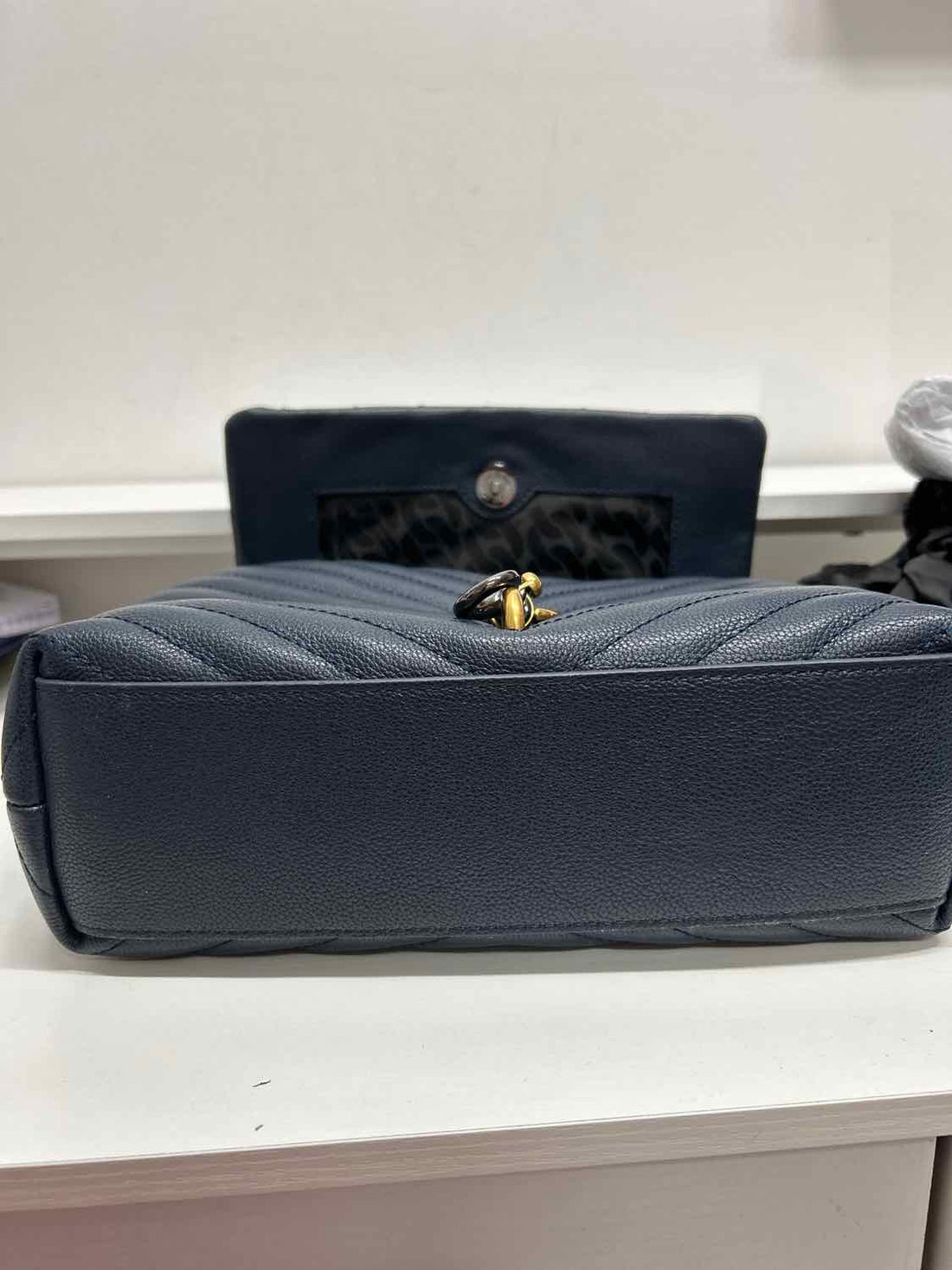 Rebecca Minkoff Navy Genuine Leather Excellent Condition Shoulder