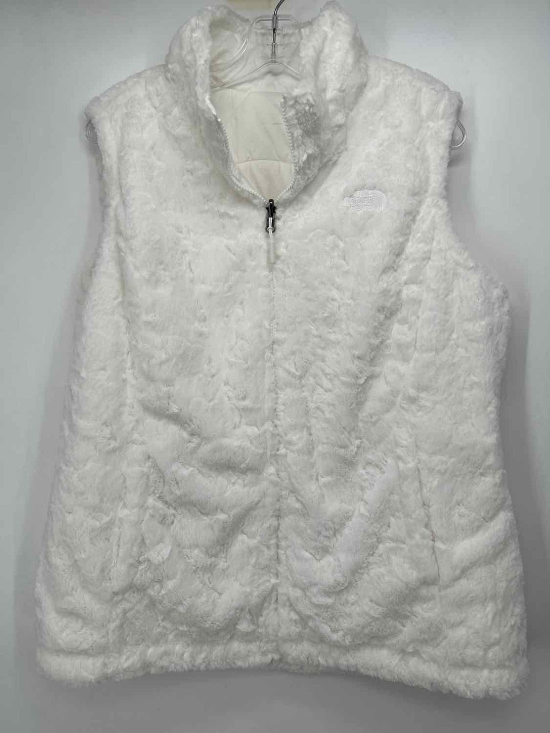 The North Face Size L White Reversible Vest