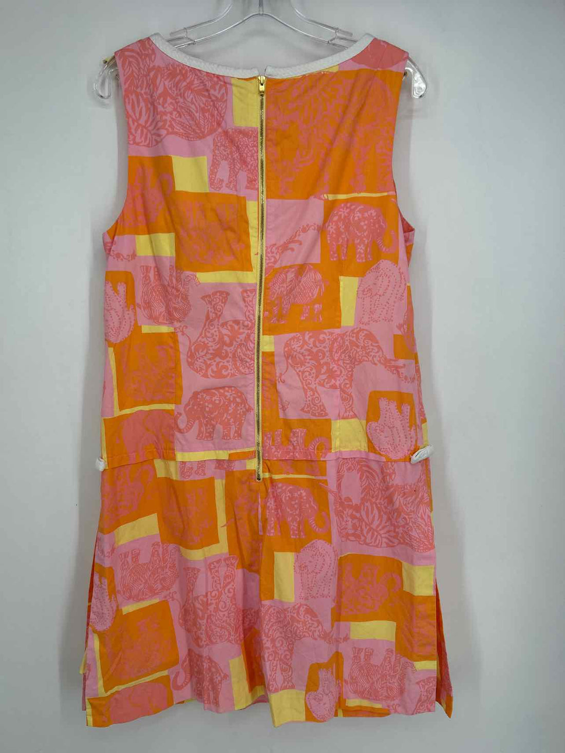 Lilly Pulitzer 14 Orange & Yellow Print Lilly Pulitzer Dress