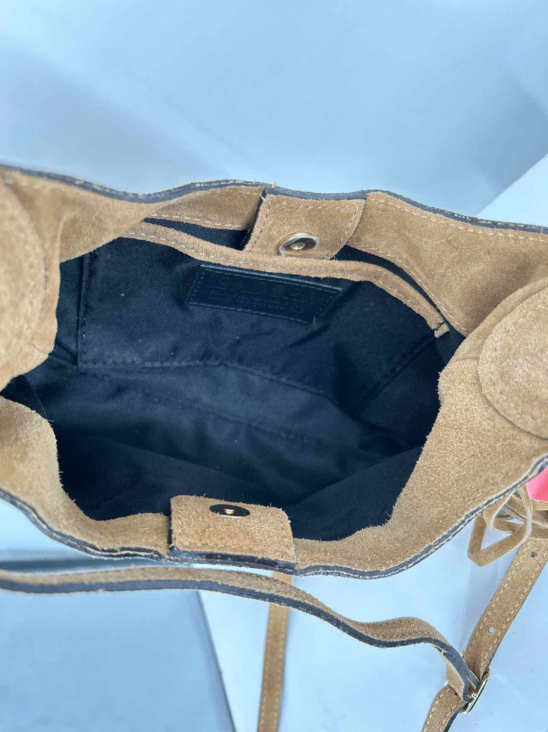 Isadora Brown Genuine Suede Good Purse
