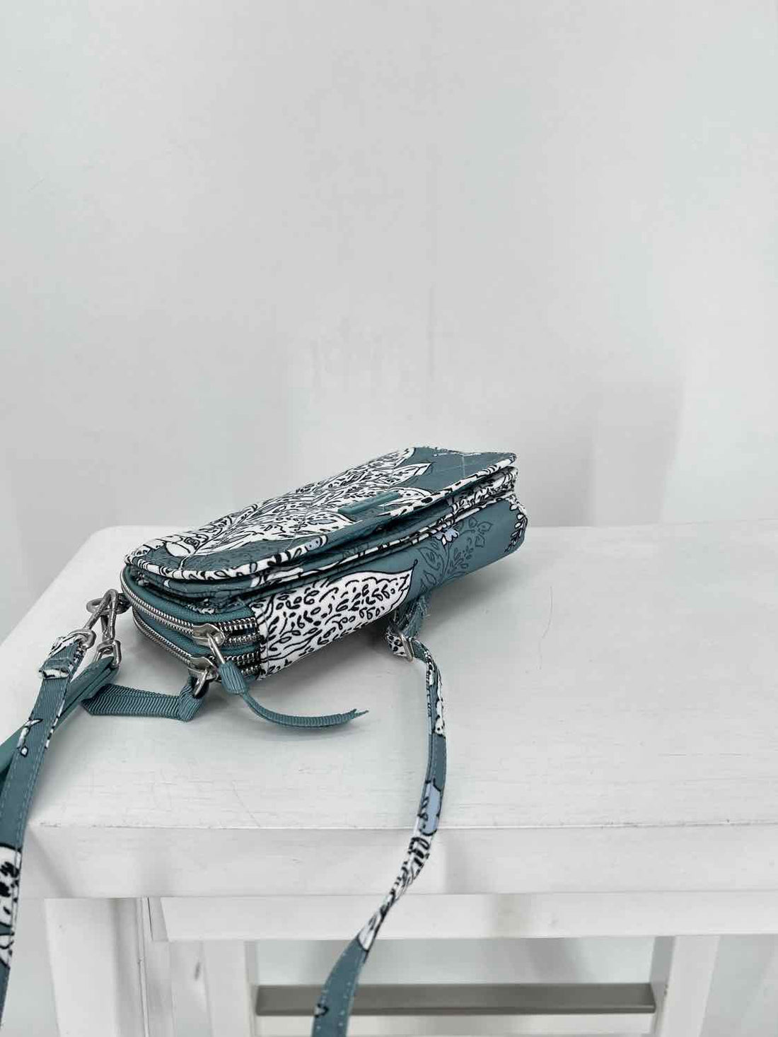 Vera Bradley Dusty Blue Print Crossbody