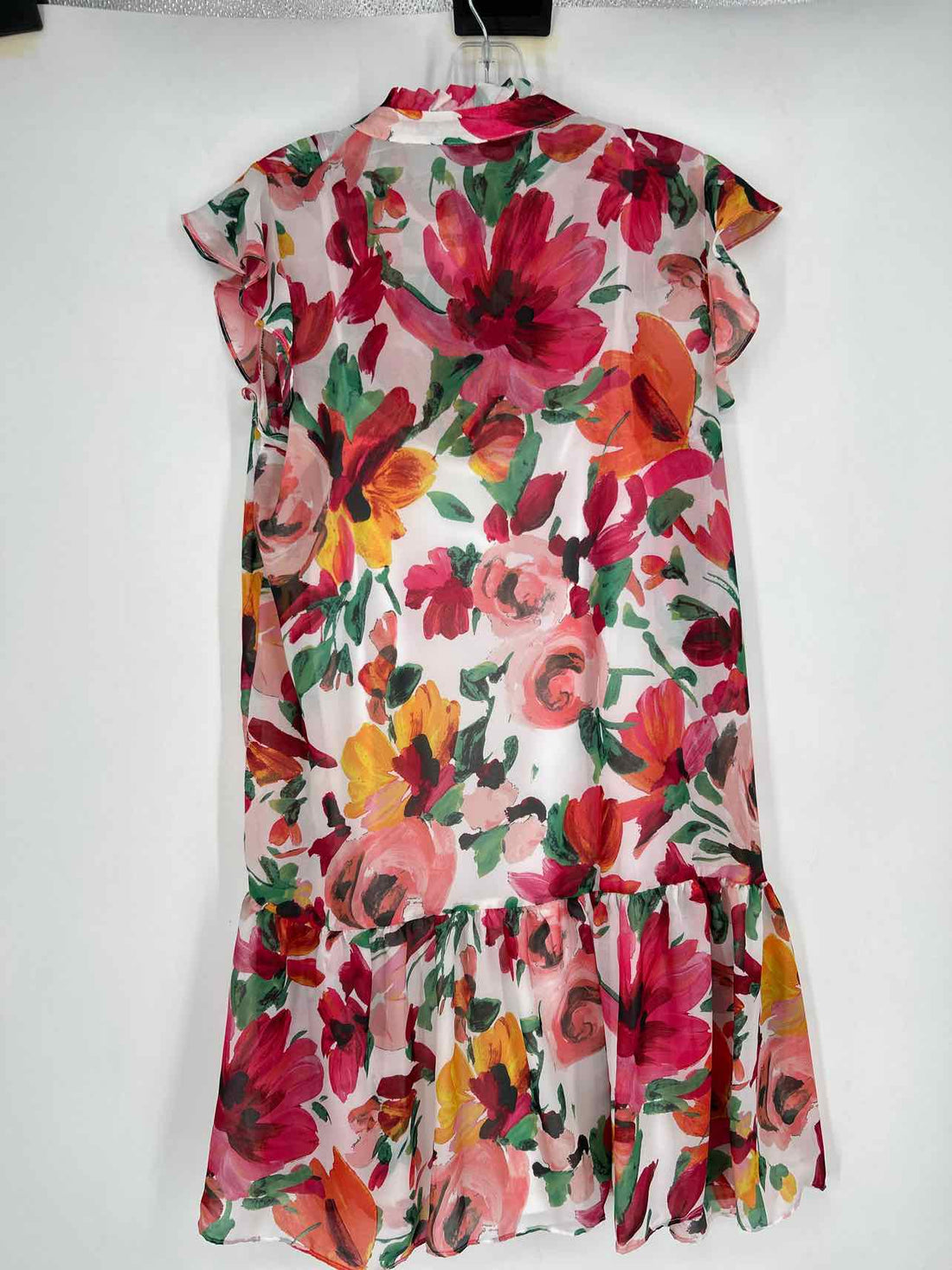 Julia Jordan Size M White & Pink Floral Dress
