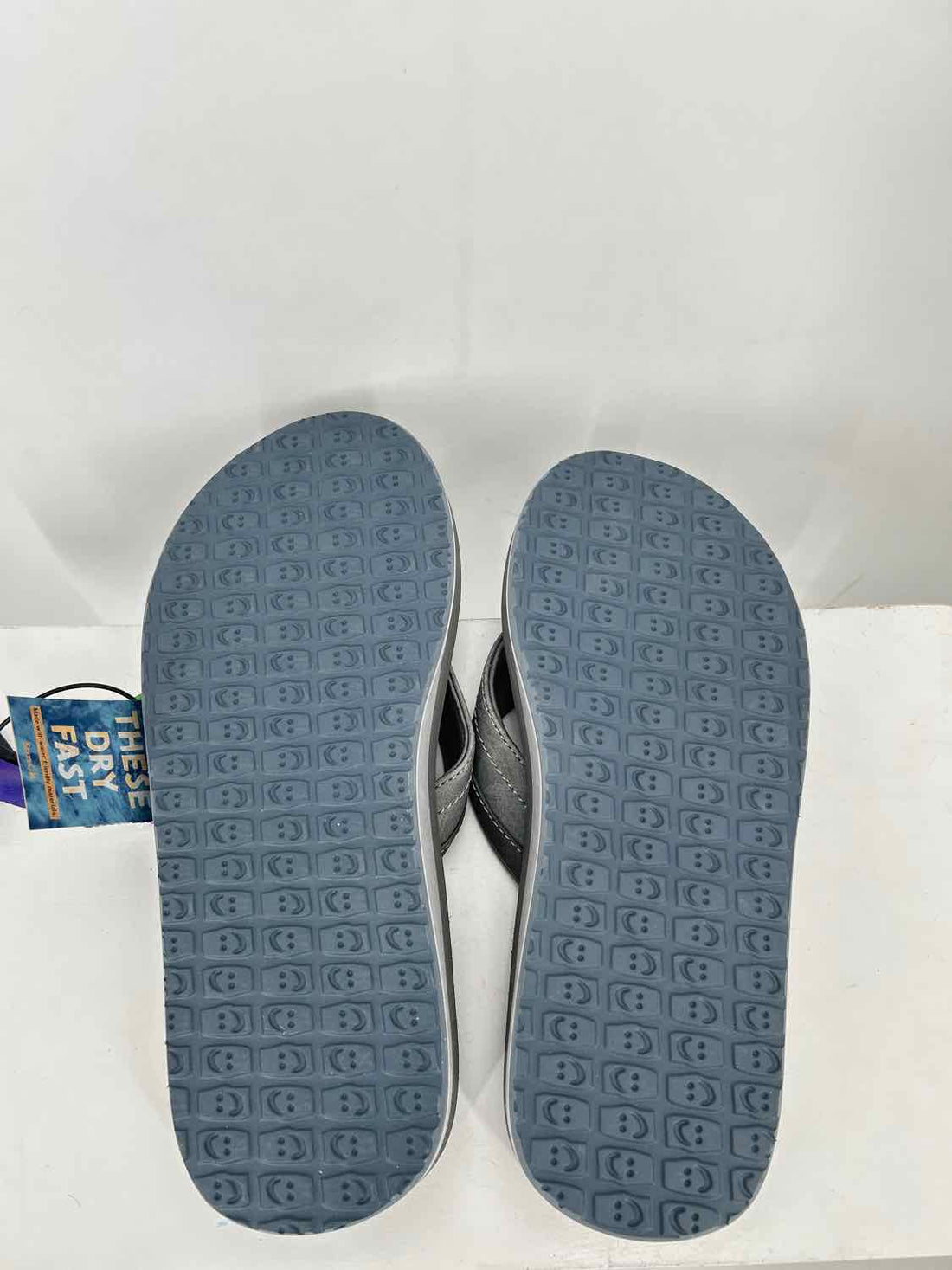 Sanuk Women Size 10.5 Gray Flip Flops