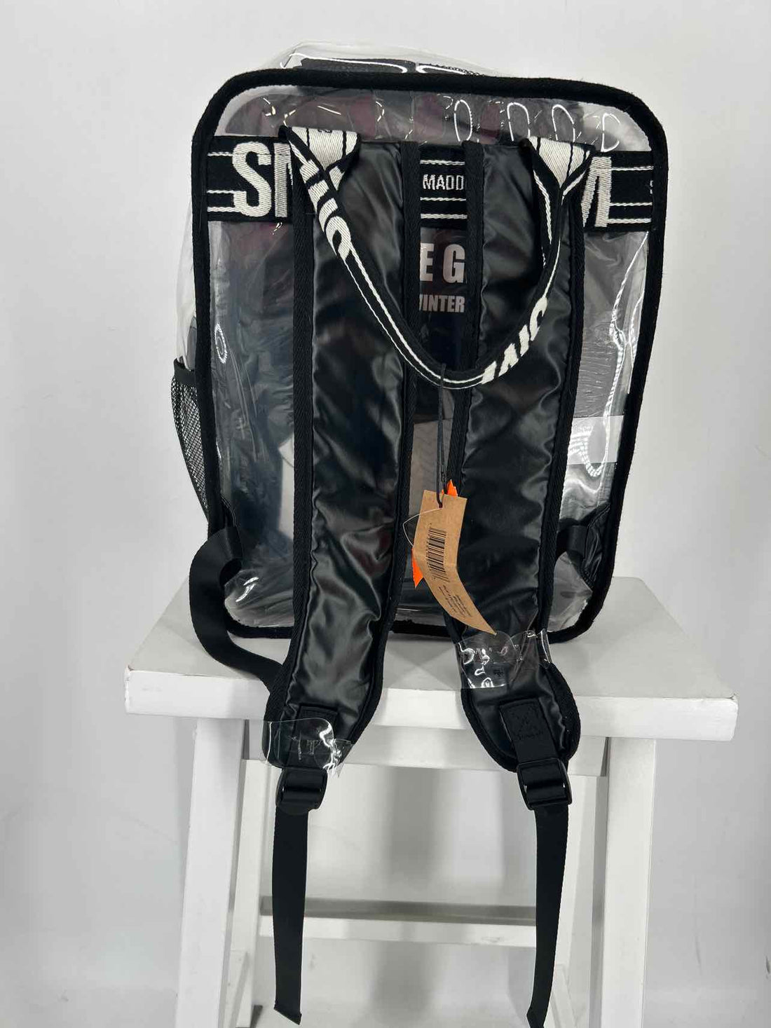 Steve Madden Black Clear NWT Backpack
