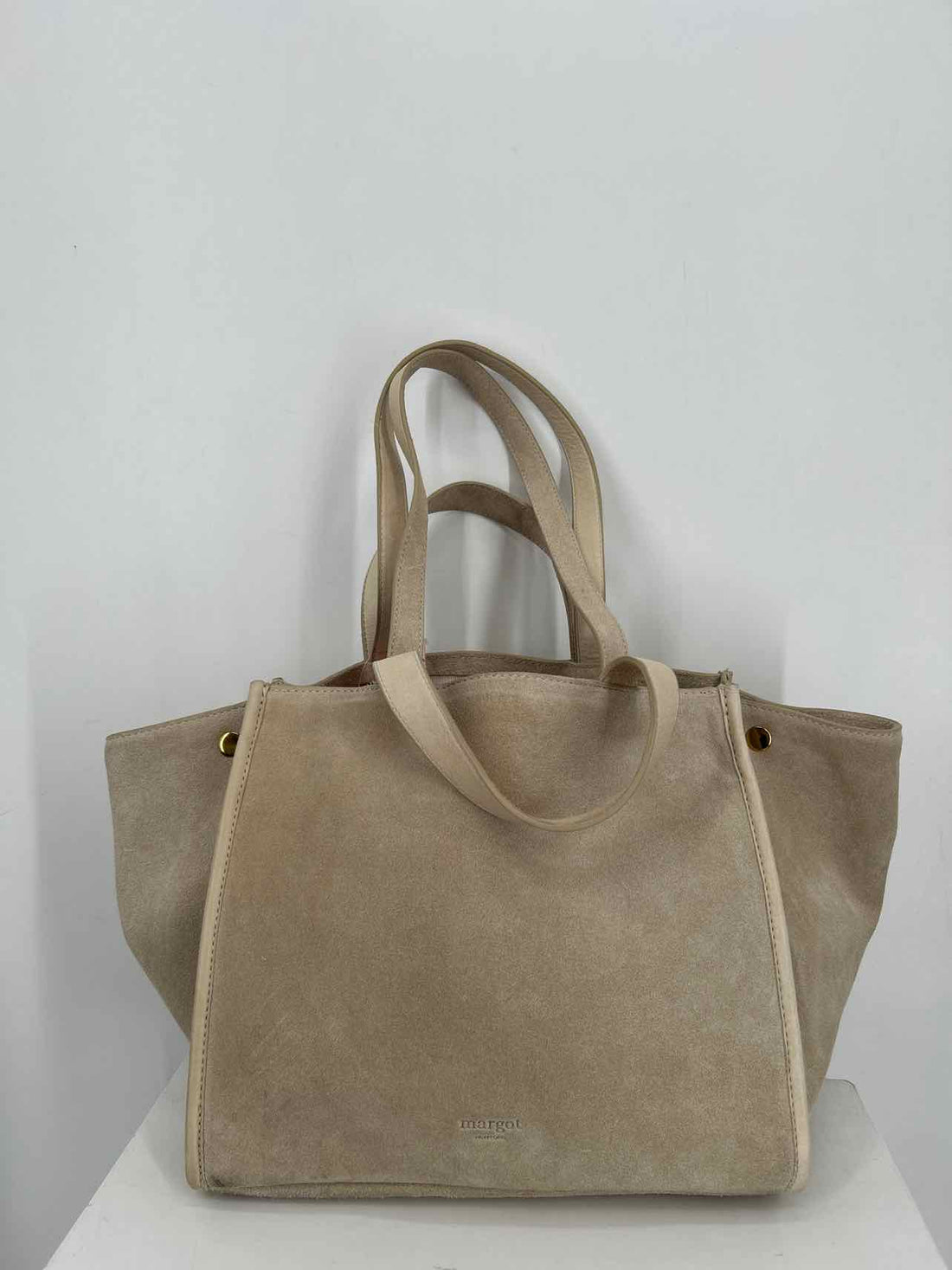 Margot Tan Genuine Suede Good Tote