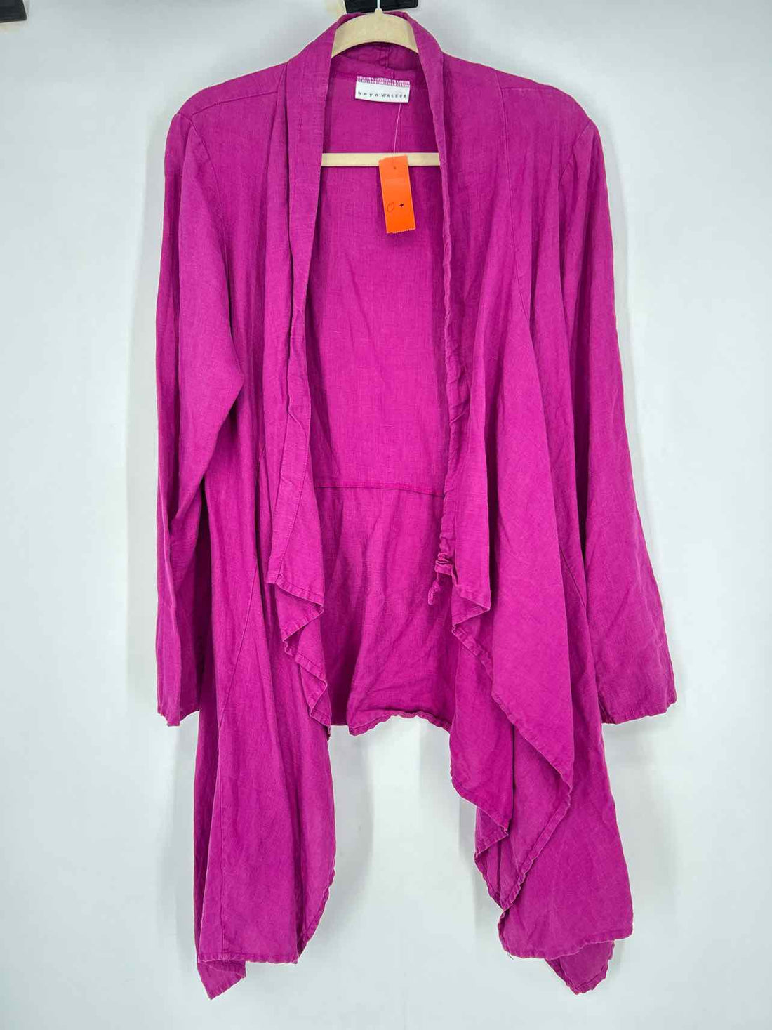 Bryn Walker Size L Purple Linen Jacket