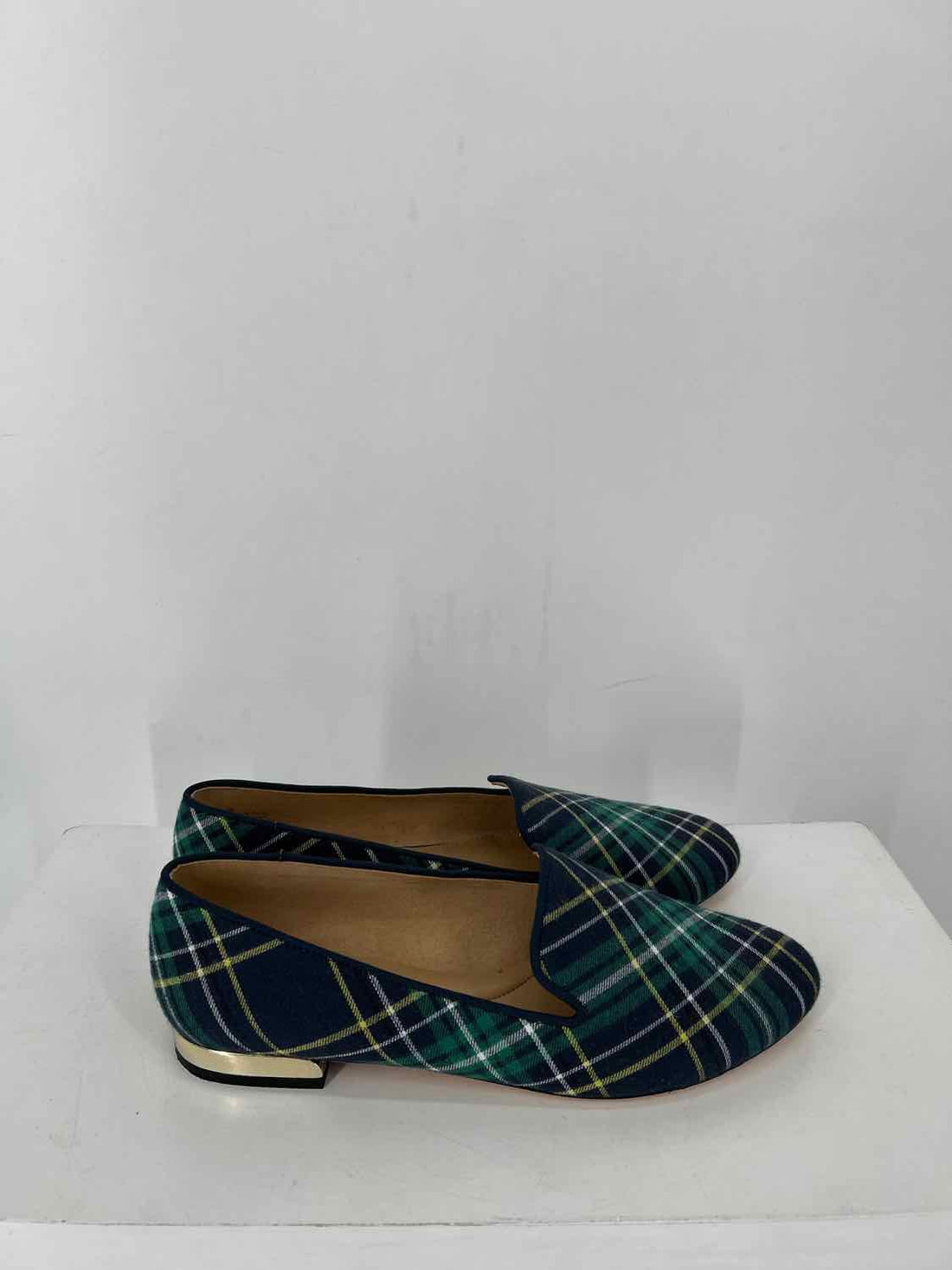Talbots 8 Green Plaid Holiday