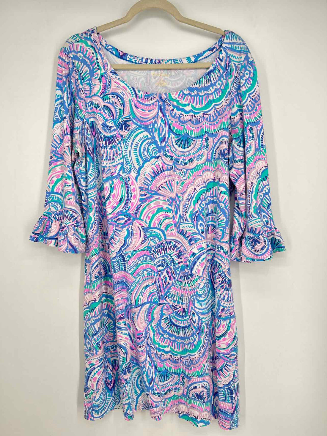 Lilly Pulitzer XL White Print LS Lilly Pulitzer Dress